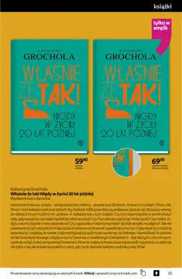 Empik - gazetka promocyjna Tom kultury: książki od środy 25.03 do wtorku 07.04 - strona 15