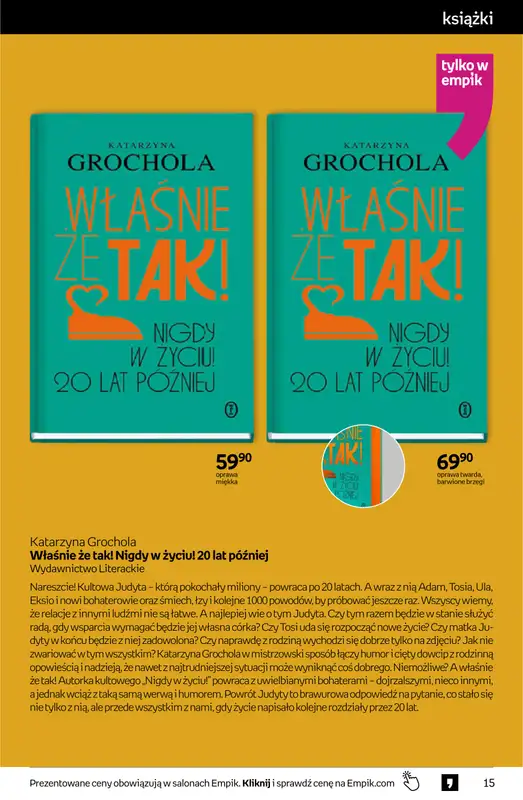 Empik - gazetka promocyjna Tom kultury: książki od środy 25.03 do wtorku 07.04 - strona 15