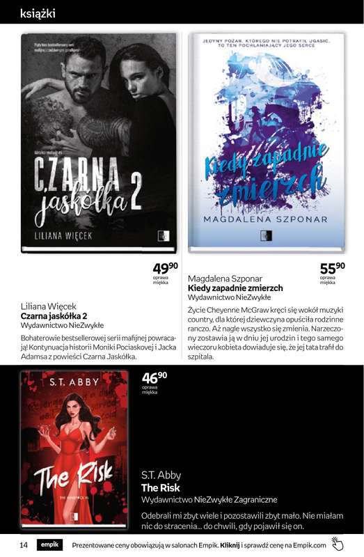 Empik - gazetka promocyjna Tom kultury: książki od środy 25.03 do wtorku 07.04 - strona 14