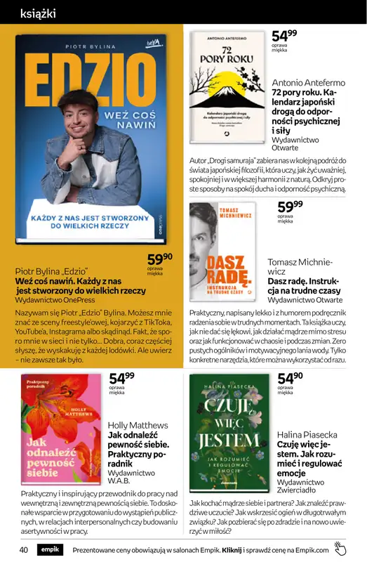 Empik - gazetka promocyjna Tom kultury: książki od środy 25.03 do wtorku 07.04 - strona 40