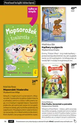 Empik - gazetka promocyjna Tom kultury: książki od środy 25.03 do wtorku 07.04 - strona 56