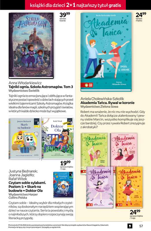 Empik - gazetka promocyjna Tom kultury: książki od środy 25.03 do wtorku 07.04 - strona 57