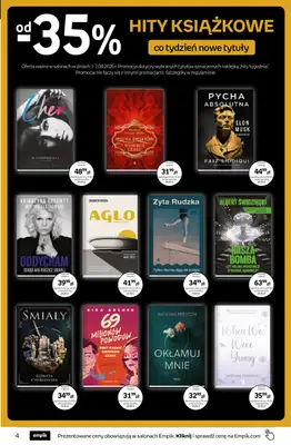 Empik - gazetka promocyjna Tom kultury: książki od środy 25.03 do wtorku 07.04 - strona 4