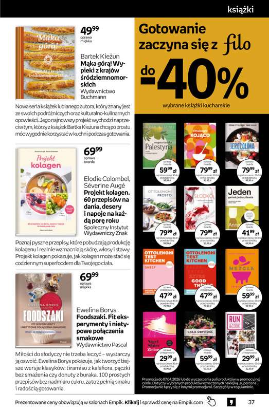 Empik - gazetka promocyjna Tom kultury: książki od środy 25.03 do wtorku 07.04 - strona 37