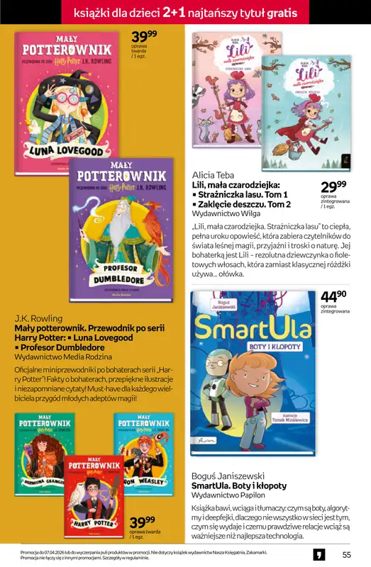 Empik - gazetka promocyjna Tom kultury: książki od środy 25.03 do wtorku 07.04 - strona 55