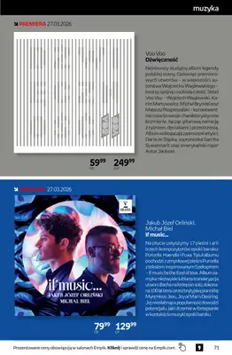 Empik - gazetka promocyjna Tom kultury: muzyka od środy 25.03 do wtorku 07.04 - strona 9