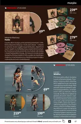 Empik - gazetka promocyjna Tom kultury: muzyka od środy 25.03 do wtorku 07.04 - strona 5