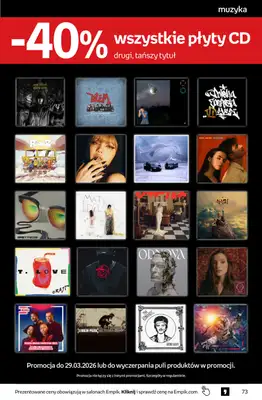 Empik - gazetka promocyjna Tom kultury: muzyka od środy 25.03 do wtorku 07.04 - strona 11