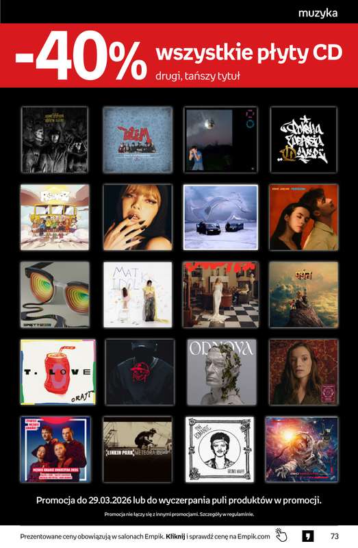 Empik - gazetka promocyjna Tom kultury: muzyka od środy 25.03 do wtorku 07.04 - strona 11
