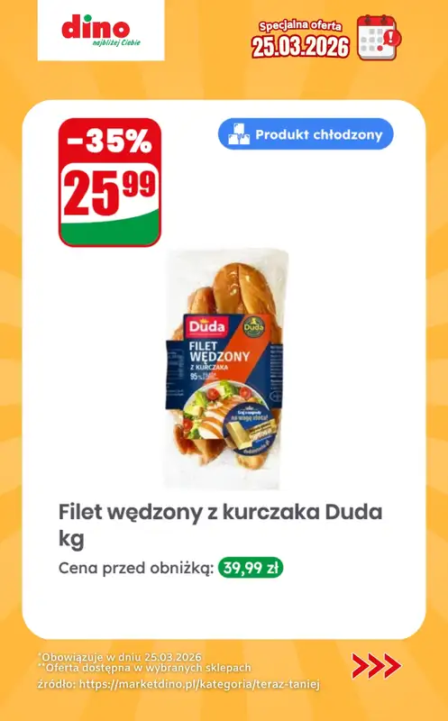 Dino - gazetka promocyjna Specjalna oferta na 25.03.2026 - promocje spoza gazetki od środy 25.03 do środy 25.03 - strona 7