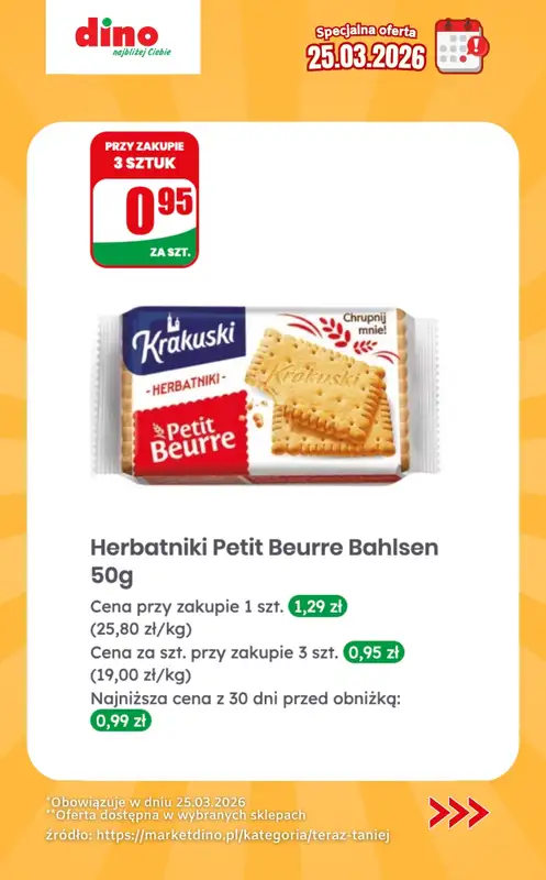 Dino - gazetka promocyjna Specjalna oferta na 25.03.2026 - promocje spoza gazetki   - strona 2