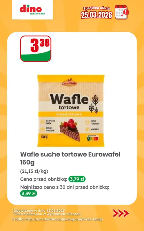 Dino - gazetka promocyjna Specjalna oferta na 25.03.2026 - promocje spoza gazetki   - strona 3