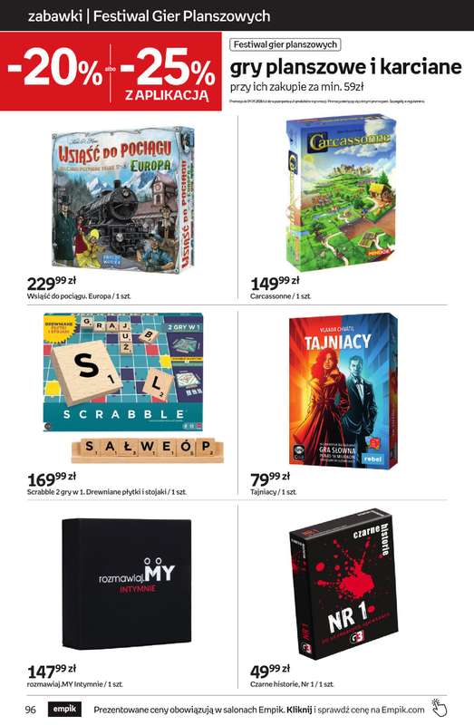 Empik - gazetka promocyjna Tom kultury: zabawki od środy 25.03 do wtorku 07.04 - strona 24