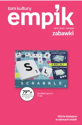 Empik - gazetka promocyjna Tom kultury: zabawki od środy 25.03 do wtorku 07.04