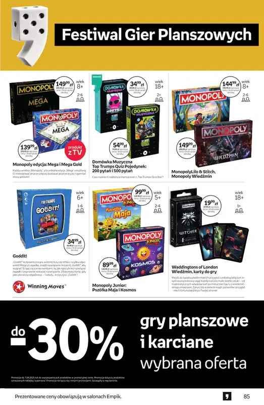 Empik - gazetka promocyjna Tom kultury: zabawki od środy 25.03 do wtorku 07.04 - strona 13