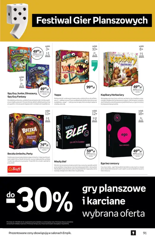 Empik - gazetka promocyjna Tom kultury: zabawki od środy 25.03 do wtorku 07.04 - strona 19
