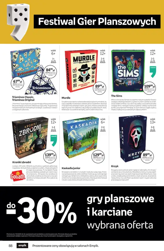 Empik - gazetka promocyjna Tom kultury: zabawki od środy 25.03 do wtorku 07.04 - strona 16