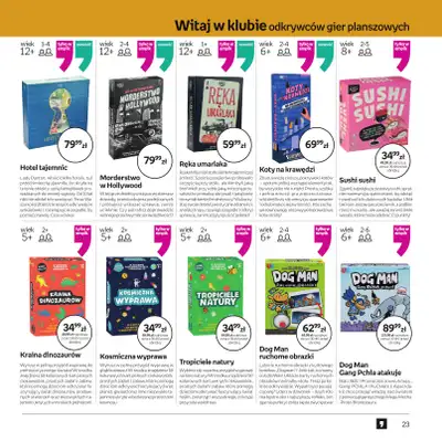 Empik - gazetka promocyjna Festiwal Gier Planszowych od środy 25.03 do wtorku 07.04 - strona 23