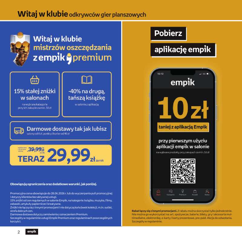 Empik - gazetka promocyjna Festiwal Gier Planszowych od środy 25.03 do wtorku 07.04 - strona 2