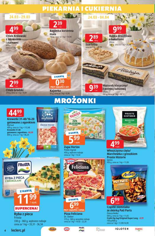 Leclerc - gazetka promocyjna Oferta E.Leclerc I Wielkanocne smaki od wtorku 24.03 do soboty 04.04 - strona 4