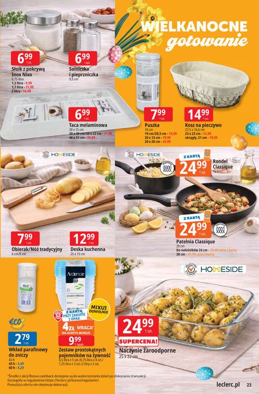 Leclerc - gazetka promocyjna Oferta E.Leclerc I Wielkanocne smaki od wtorku 24.03 do soboty 04.04 - strona 23