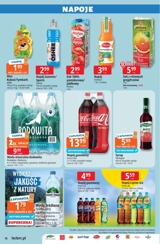 Leclerc - gazetka promocyjna Oferta E.Leclerc I Wielkanocne smaki od wtorku 24.03 do soboty 04.04 - strona 18