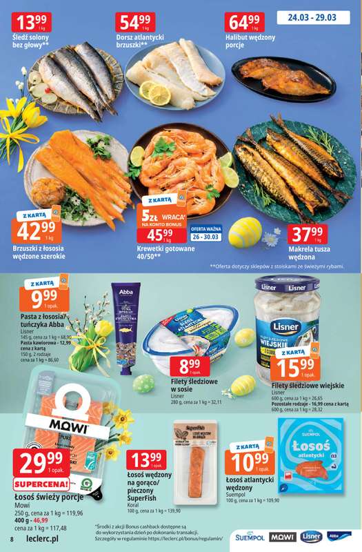Leclerc - gazetka promocyjna Oferta E.Leclerc I Wielkanocne smaki od wtorku 24.03 do soboty 04.04 - strona 8