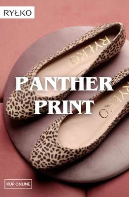 Ryłko - gazetka promocyjna Obuwie damskie PANTHER PRINT od środy 25.03 