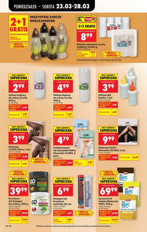Biedronka - gazetka promocyjna Od poniedziałku, Z ladą tradycyjną od poniedziałku 23.03 do niedzieli 29.03 - strona 88