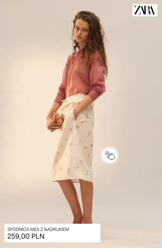 Zara - gazetka promocyjna Spódnice dla niej od środy 25.03  - strona 10