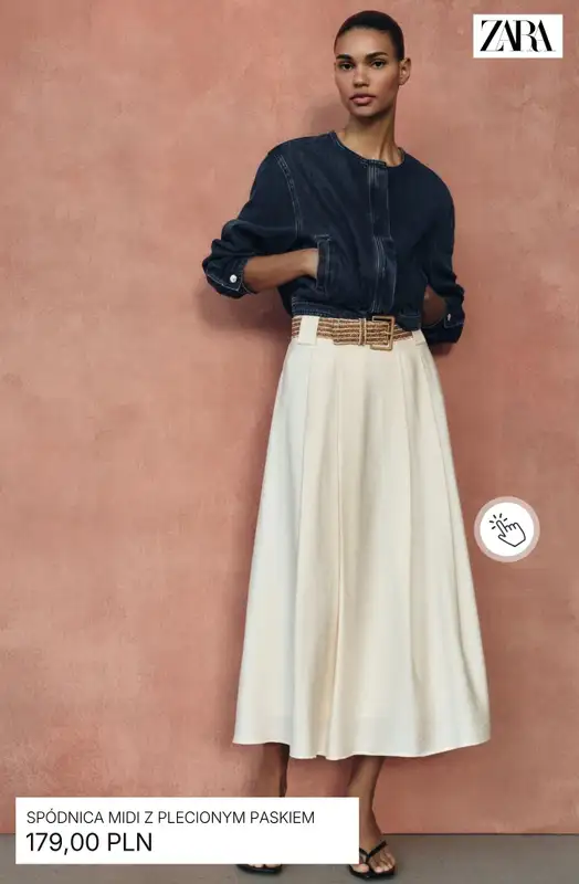 Zara - gazetka promocyjna Spódnice dla niej od środy 25.03  - strona 9
