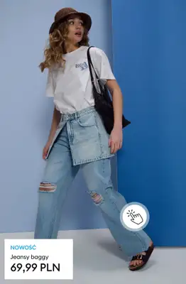 Sinsay - gazetka promocyjna Kolekcja Blue Aura od środy 25.03  - strona 27