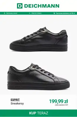 Deichmann - gazetka promocyjna Sneakersy Court damskie od środy 25.03  - strona 12
