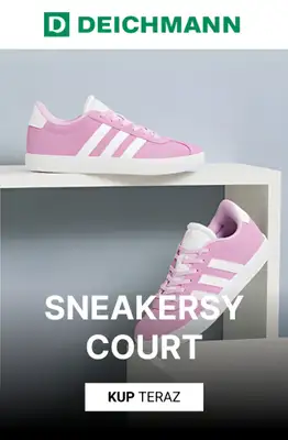 Deichmann - gazetka promocyjna Sneakersy Court damskie od środy 25.03 
