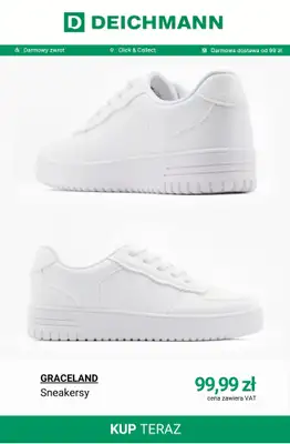 Deichmann - gazetka promocyjna Sneakersy Court damskie od środy 25.03  - strona 7