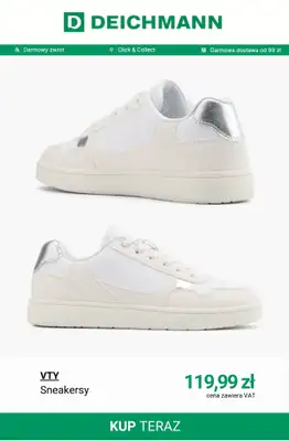 Deichmann - gazetka promocyjna Sneakersy Court damskie od środy 25.03  - strona 3