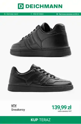Deichmann - gazetka promocyjna Sneakersy Court damskie od środy 25.03  - strona 6