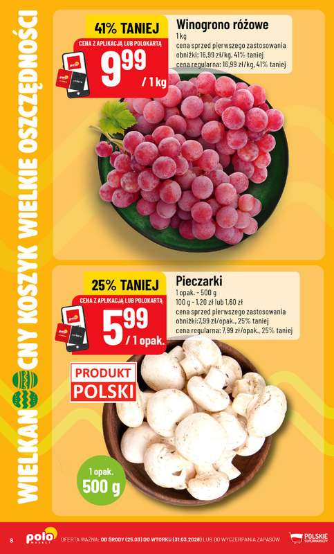 POLOmarket - gazetka promocyjna Katalog Wielkanocny koszyk, wielkie oszczędności od środy 25.03 do wtorku 31.03 - strona 8