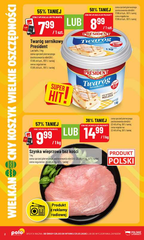 POLOmarket - gazetka promocyjna Katalog Wielkanocny koszyk, wielkie oszczędności od środy 25.03 do wtorku 31.03 - strona 2