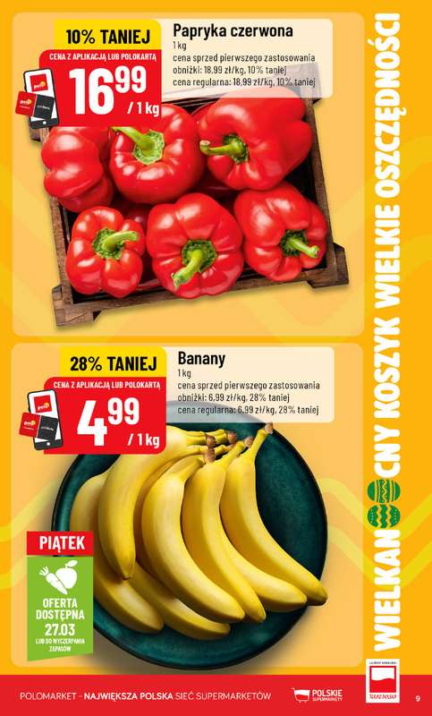 POLOmarket - gazetka promocyjna Katalog Wielkanocny koszyk, wielkie oszczędności od środy 25.03 do wtorku 31.03 - strona 9