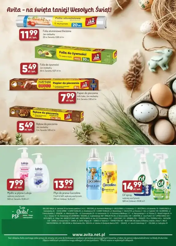 Avita - gazetka promocyjna Gazetka od środy 25.03 do soboty 04.04 - strona 12