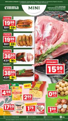 emma MARKET - gazetka promocyjna Plakaty promocyjne Emma Mini od czwartku 26.03 do środy 01.04