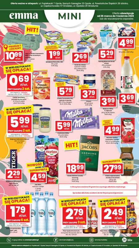emma MARKET - gazetka promocyjna Plakaty promocyjne Emma Mini od czwartku 26.03 do środy 01.04 - strona 2