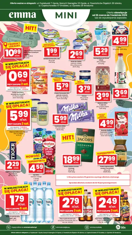 emma MARKET - gazetka promocyjna Plakaty promocyjne Emma Mini od czwartku 26.03 do środy 01.04 - strona 2