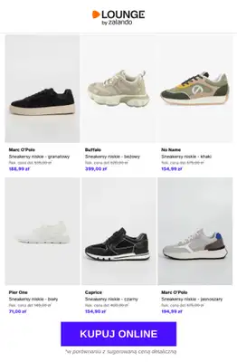 Lounge by Zalando - gazetka promocyjna Do -77% Klasyczne sneakersy od środy 25.03 do piątku 27.03 - strona 8