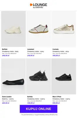 Lounge by Zalando - gazetka promocyjna Do -77% Klasyczne sneakersy od środy 25.03 do piątku 27.03 - strona 6