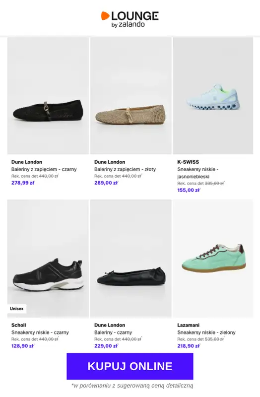Lounge by Zalando - gazetka promocyjna Do -77% Klasyczne sneakersy   - strona 2