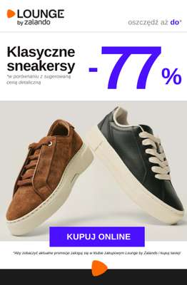 Lounge by Zalando - gazetka promocyjna Do -77% Klasyczne sneakersy od środy 25.03 do piątku 27.03