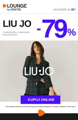 Lounge by Zalando - gazetka promocyjna Do -79% LIU JO od środy 25.03 do soboty 28.03