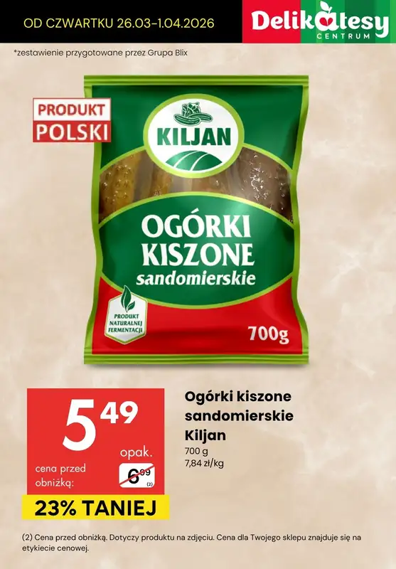 Delikatesy Centrum - gazetka promocyjna Produkty na OBIAD - sprawdź promocje! od czwartku 26.03 do środy 01.04 - strona 6